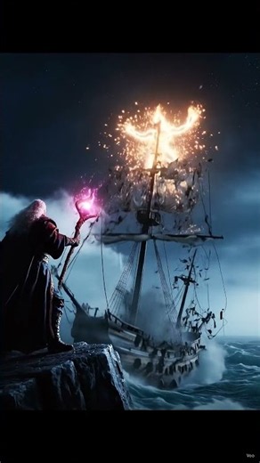 The Magical Storm! 🌩️ #TheTempest #Shakespeare #CinematicShorts