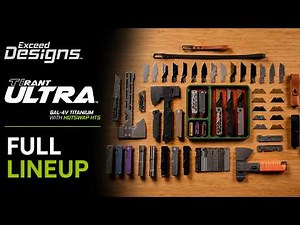 TiRant Ultra | The Ultimate Modular Titanium EDC Knife