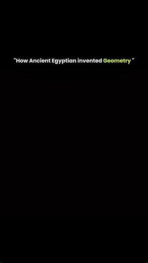 @worldwar.io on Instagram: "The ancient Egyptians didn’t exactly invent geometry, but they definitely laid its foundation 🌟 Around 2000 BCE, they used geometric principles to build pyramids, temples, and to re-measure land after the Nile’s floods 🐫📐. Their math was highly practical — focused on calculating areas, volumes, and boundaries needed for daily life and construction. They used ropes, knots, and markers to survey land and developed early formulas for shapes like triangles and rectangl