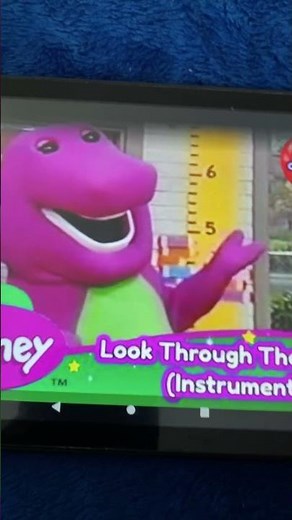 Barney Look Though The Window