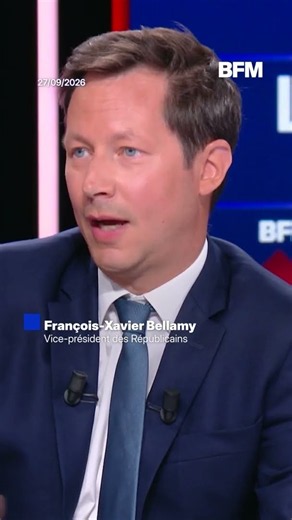 Loi "fin de vie": François-Xavier Bellamy (LR) souhaite un référendum sur le texte