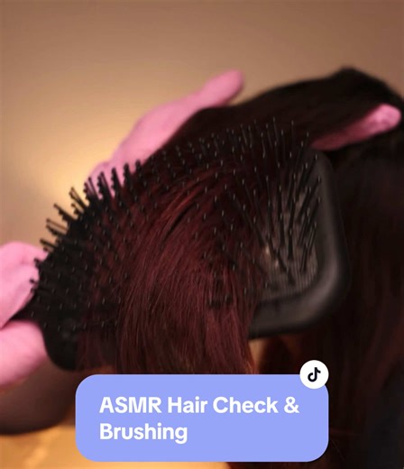 ASMR Hair Check & Brushing 🌿 • Full version on YT (ASMR Detailed Hair & Scalp Check) #asmr #asmrhair #asmrhairbrushing #asmrdoctor #bebravebeyouasmr
