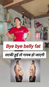 Bye bye belly fat #bellyfat #bellyfatworkout #fatloss | Fit with Priya