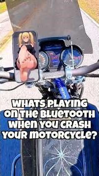 What’s on YOUR AUX when the paramedics show up? 😅 #motorcycle