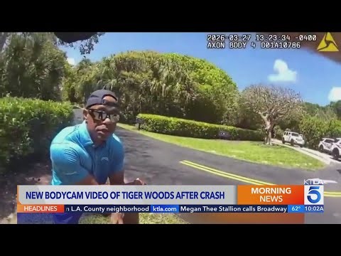 Body cam video from Tiger Woods' DUI arrest released