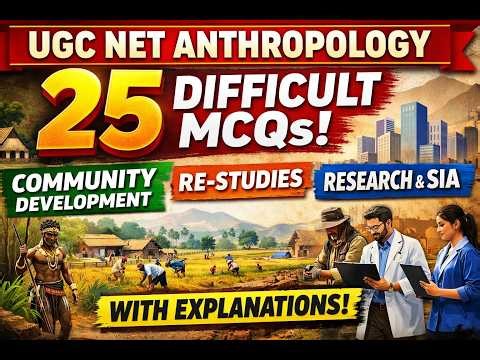 25 Difficult MCQs on Community Development, Re-studies, Research Process