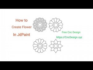 Jdpaint - How to Create Flower In one Click