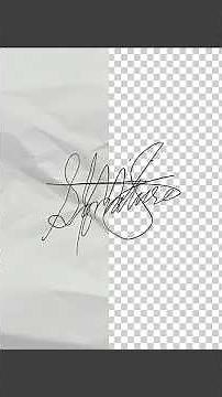 How to Make Your Digital Signature in Photoshop!