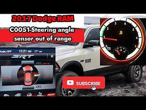 How to fix code C0051-Steering angle out of range on 2017 Dodge Ram 1500 -diagnostic and fix!