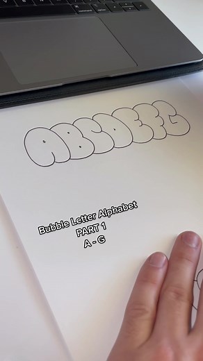 Bubble Letter Alphabet Part 1!! 🤩