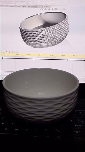 Creating a Bowl in SolidWorks 😳🍲 | Product Design CAD Tutorial