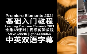 166-Lynda教程：Premiere Elements 2021零基础入门视频Learning Premiere Elements 2021中英双语字幕