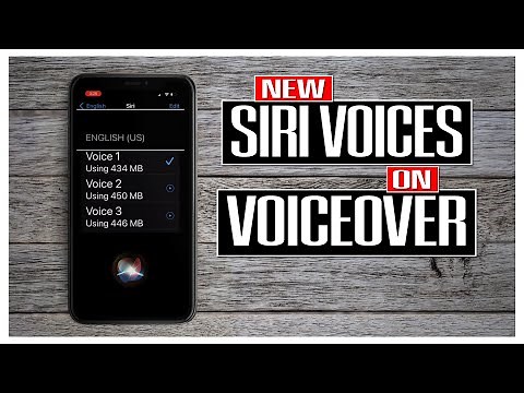 How To Use New Siri Voices For VoiceOver