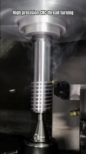 Precision Thread Turning Process on CNC Lathe Machine