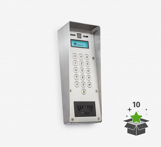 Entry - VR panel, surface mount with rain hood | Paxton