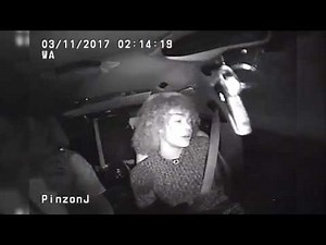Police video shows Montana Fishburne being driven to the police station