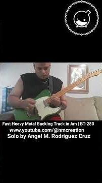 RodriJams Fast Heavy Metal In Am #telecaster #guitar #sweeppicking #melodic