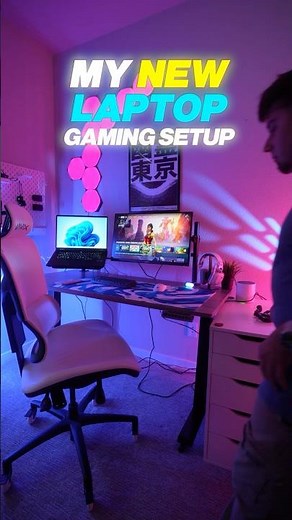 My NEW Insane Laptop Gaming Setup 🤯