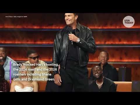 Tom Brady crashes Kevin Hart's Netflix roast with brutal shots, mockery