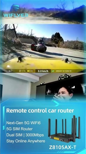 Never Experience Lag Again with This 5G Router for RC Cars | Z8105AX-M2-T2 #automobile