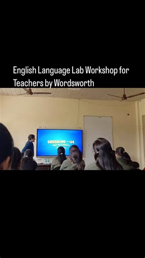 Aman Rana on Instagram: "English Language Lab Workshop for Teachers By Wordsworth ,https://wordsworthelt.com"