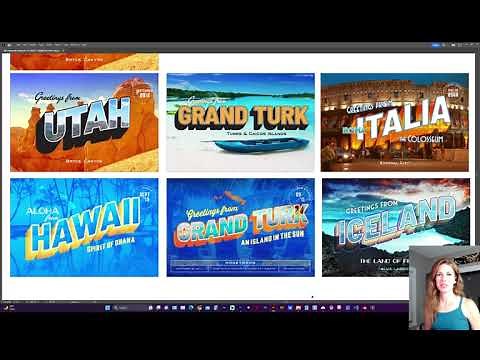 How to Create a Vintage Postcard with a 3D Text Effect in Adobe Illustrator