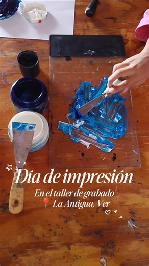 Un día en el taller de grabado en 📍 La Antigua, Ver Lunes, Miércoles y Viernes De 1:00 a 3:00pm