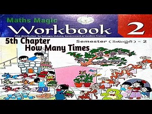 2nd Class Maths Magic Work book 5th Chapter "How Many Times"