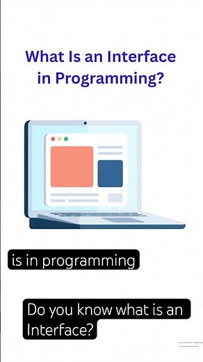 What is an Interface in Programming? #businessanalyst