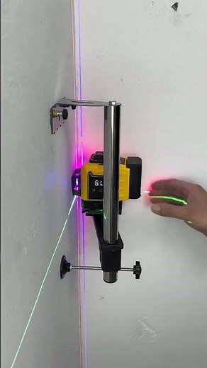 Tile Laying Made Easy! How to Use a Wall-Mounted Laser Level Bracket #tiletools