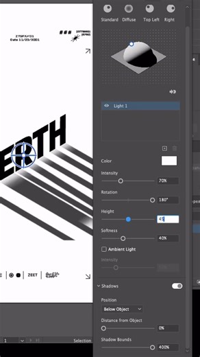 The Photoshop Guide on Instagram: "Create backlit text with a few easy steps in Adobe Illustrator using 3D. Follow @thephotoshopguide for the Latest Photoshop Tutorials & Tips 💻 ➡ @thephotoshopguide ➡ @thephotoshopguide ➡ @thephotoshopguide @ogzeet #photoshop #photoshoptutorial #graphicdesign #design #designer #graphic #adobe"