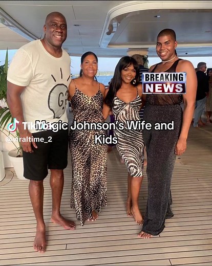 Magic Johnson’s Wife and Kids #nba #magicjohnson