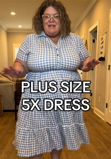 This plus size dress is stretchy and comes up to size 5X! ##creatorpicksambassador##ttscategoryambassador##tiktokshopcreatorpicks##plussizeclothing##dress