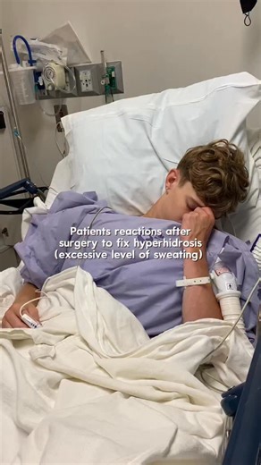 The Center for Hyperhidrosis on Instagram: "If you don’t understand hyperhidrosis, it might be surprising to see such emotional reactions to simply feeling your own hands. But for the patients in this video, they had never felt truly normal, consistently dry hands before. From the moment they woke up each day, their hands were wet with sweat for no reason — uncontrollable, extreme, and impossible to wipe away. It always came back within seconds. ETS surgery with Dr. Basseri gives our patients th