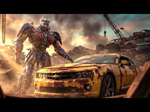 ASMR Restoration – Optimus Prime Found & Restored Bumblebee (Abandoned Junkyard to Full Power)