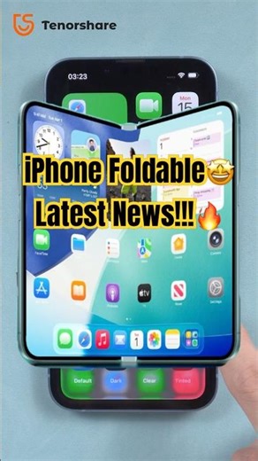 Latest News on the iPhone Foldable Screen! Not to be Missed!🔥 #shorts