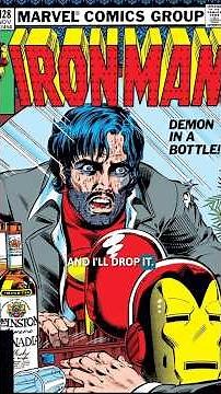 Iron Man #128 Recap | Demon in a Bottle (Marvel’s Darkest Storyline) #shorts