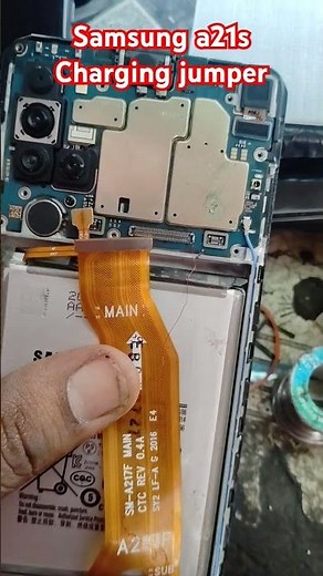 Samsung a21s charging jumper,slow charging #jumper #chargingjumper #samsunga21s #repair #viralshorts