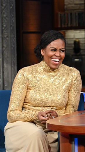 When they go low, Michelle Obama urges: "America, please go high!" #Colbert #MichelleObama #BHM #Throwback | The Late Show with Stephen Colbert