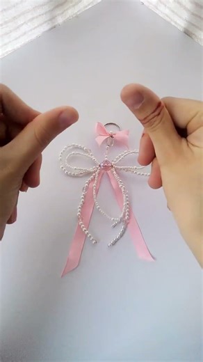 DIY pearl Keychain 🎀