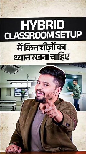 Smart Hybrid Teaching Studio Setup 🤓 | How to Teach Offline & Online Students Together