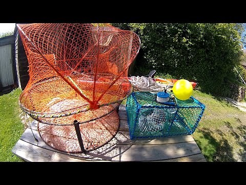 Crab/Lobster Pots for Shore and Kayak Crab/Lobster Fishing – How to Use