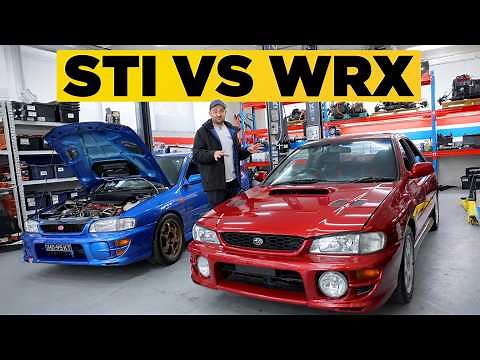 Subaru GC8 WRX vs STI - What's the DIFFERENCE?