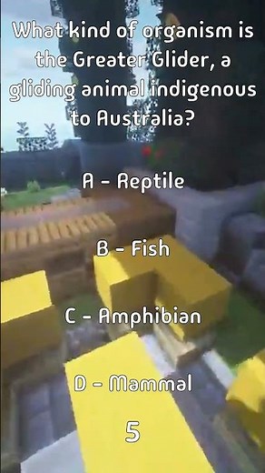 What kind of organism is the Greater Glider, a gliding animal indigenous to Australia?