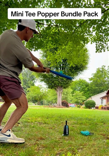 The Mini Tee Popper Bundle is perfect to entertain the kids or get some solid baseball/softball practice in! #teepopper #baseballpractice #softballpractice #kidsfun #dealsforyoudays