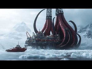 2025最新科幻電影《克拉肯》，極北深海克蘇魯巨妖碾壓核潛艇，巨物恐懼壓迫感十足，上映3天狂卷票房4.9亿