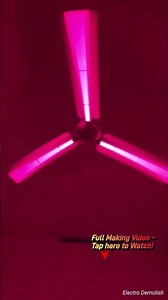Smart Batten + Superfan = Spinning Rainbow Magic! 💥🌈 Ceiling Fan LED Color Show! #ceilingfan