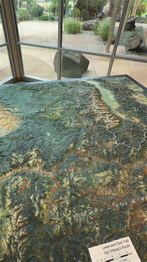 We are visiting the Lewis and Clark Discovery Center, in the Hells Gate State Park in Lewiston Idaho. Hells Gate State Park is located just four miles south of the expedition route, which the state maintains as some of the most pristine landscape. The center of the main hall is dominated by a large topographical map, where you can press a button to light up the route of the Lewis and Clark Expedition. The interactive visual, gives you a bird’s-eye view, and underscores the magnitude, of their 4,