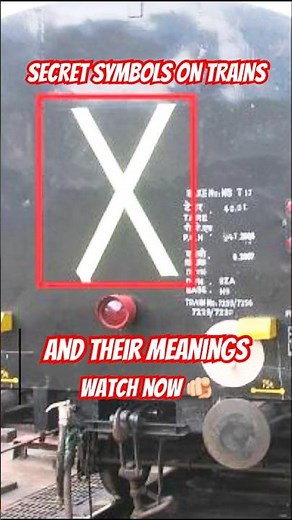 SECRET SYMBOLS ON TRAINS & THEIR MEANINGS?#informative #trainfacts #youtube #shorts #viral #train