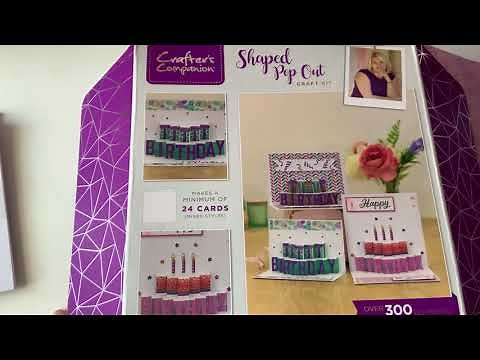 Crafter’s Companion Shaped Pop Out Craft Kit #34